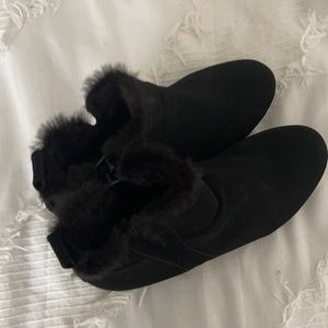 Selling black kids zipper wedges